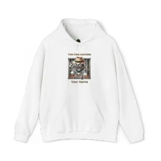 Hoodie 073 Front White